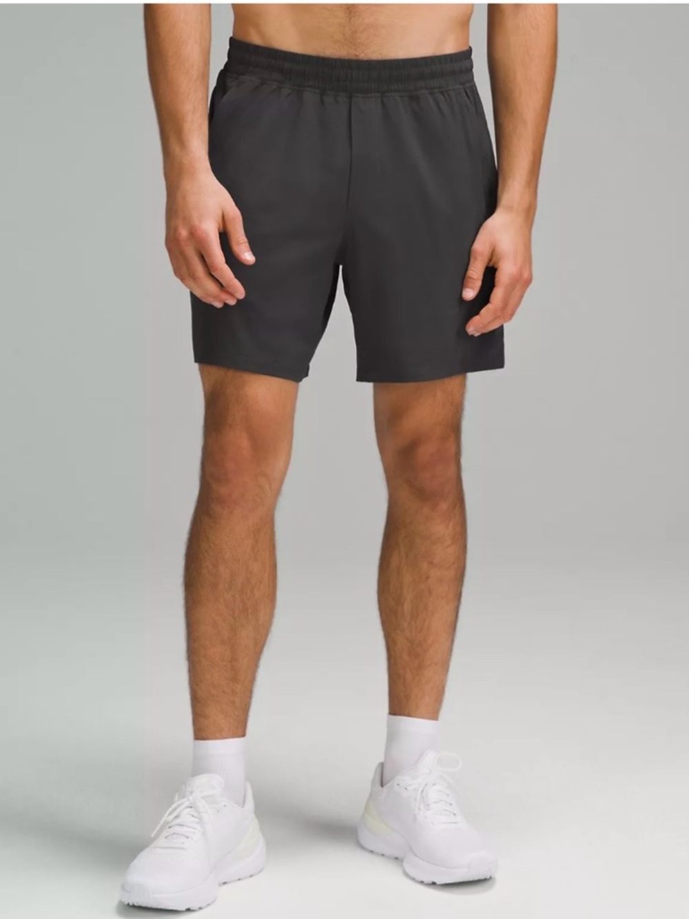 Men’s Lululemon Pace Breaker Unlined 7” Shorts Graphite Gray Size XXL